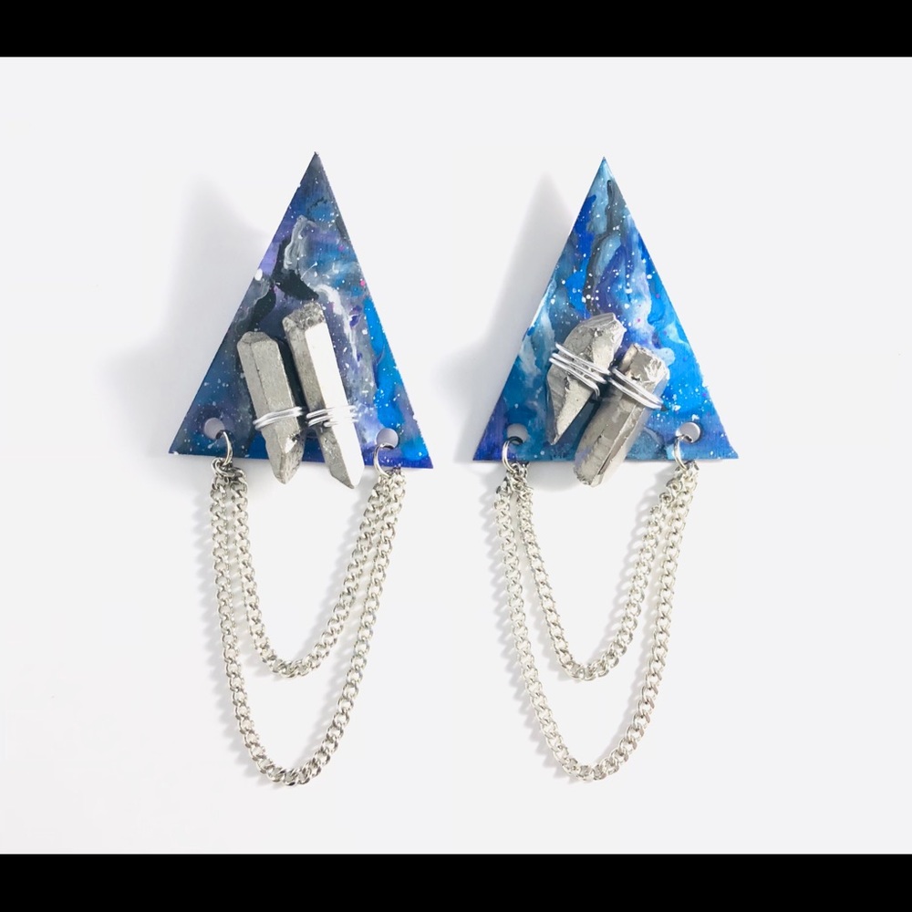Zodiac Queen Earrings (SOLD)
